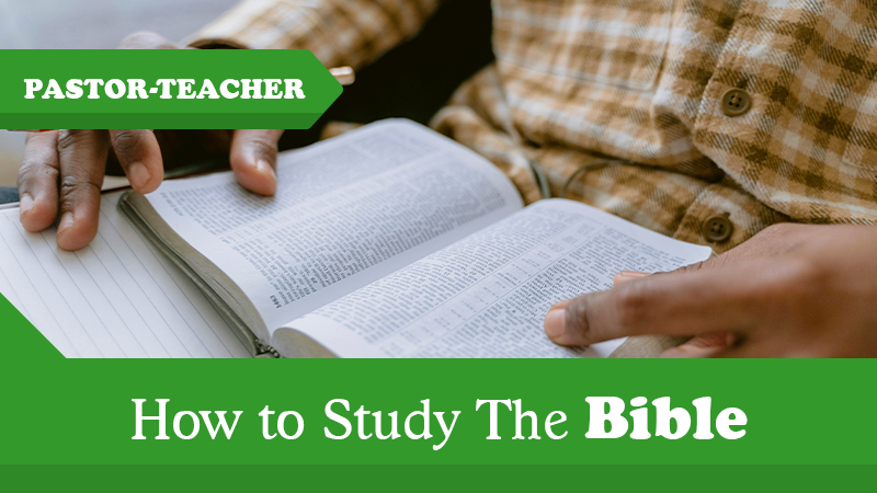 How to Study The Bible